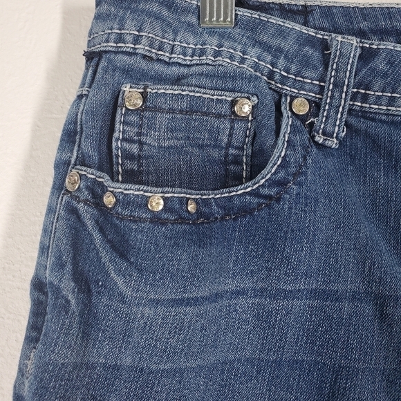 EARL JEAN EMBELLISHED POCKET JEANS - Picture 5 of 6